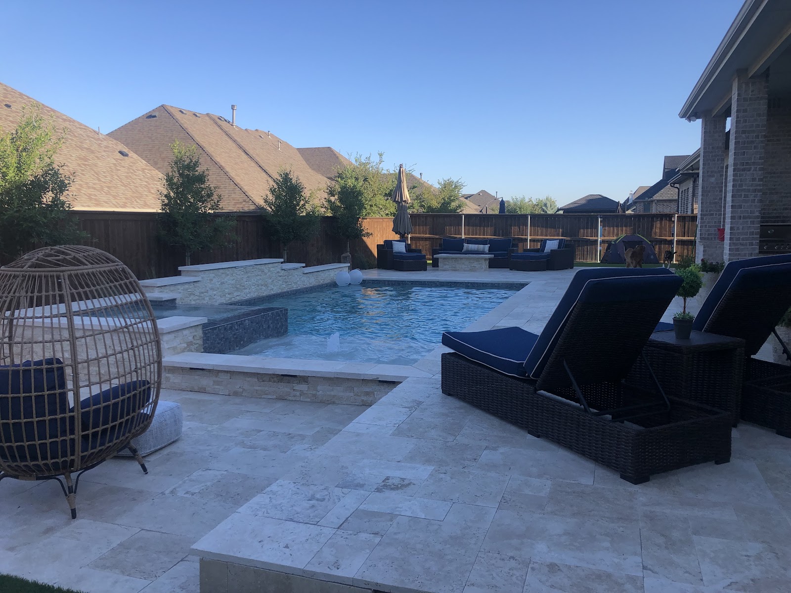 Luxury Backyard Oasis with Patio